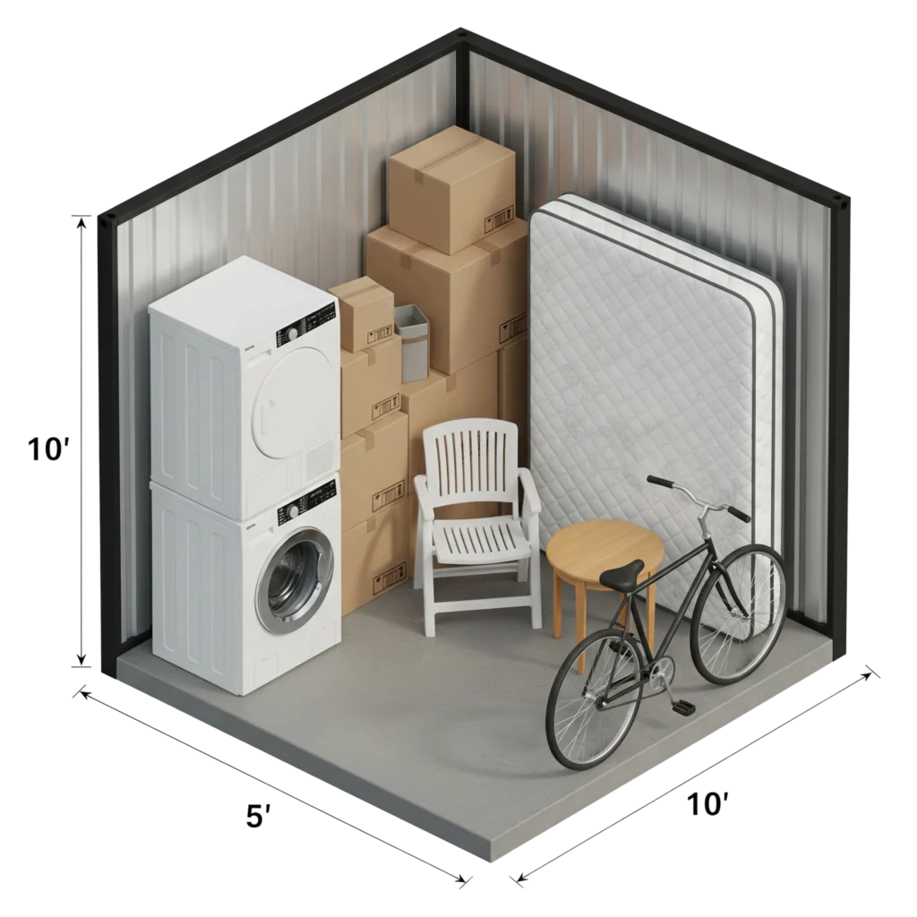 storage, storage units in Ohio, bedroom, space, x, reserve a self-storage unit